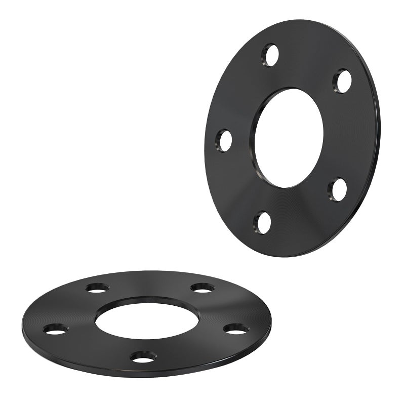 Customadeonly 5x120 Wheel Spacers for 2010-2024 Camaro,2014-2020 Impala, 2020-2024 Corvette C8, 2008-2019 CTS, 2020-2023 CT5 (2pcs 5mm Thick Black) 5x4.72 66.9mm Bore 3/16" Thick - Image 1